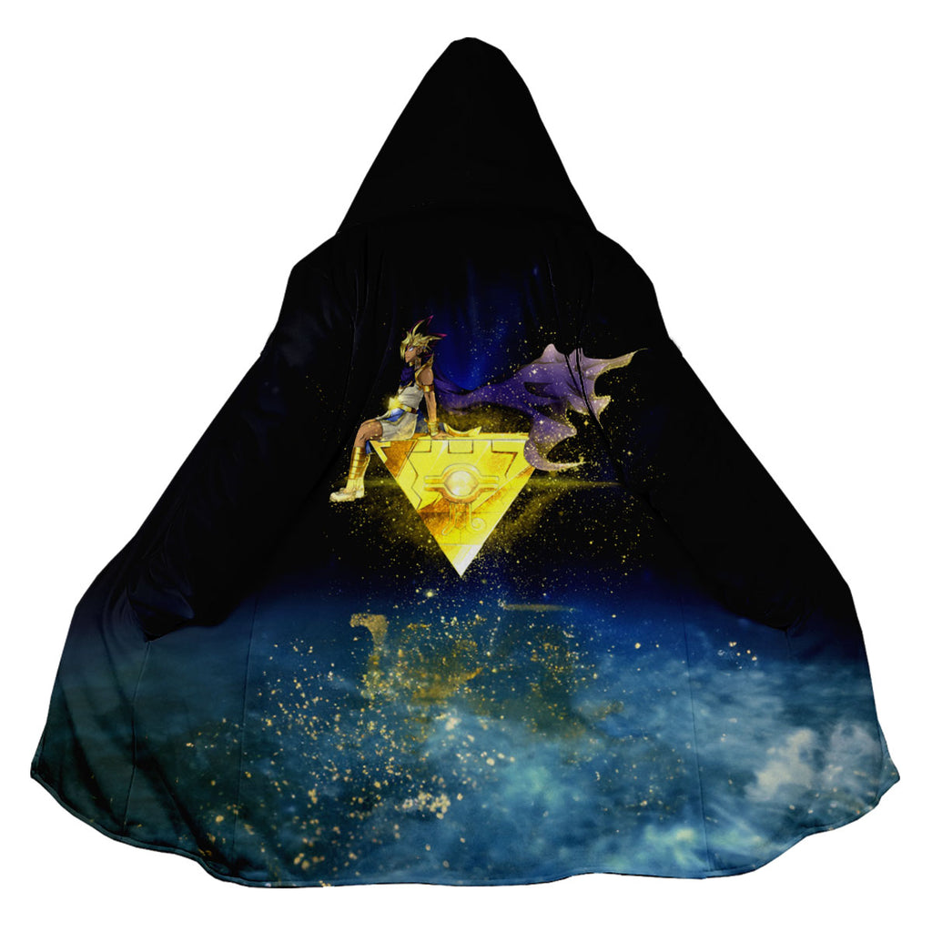 Yugioh Yami Yugi Seated On Dark Blue Millennium Puzzle Anime Apparel