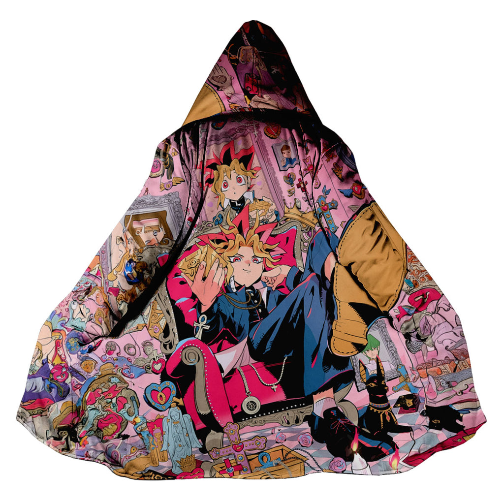 Yugioh Yami Yugi Sitting Amidst Pink Trinkets Anime Apparel