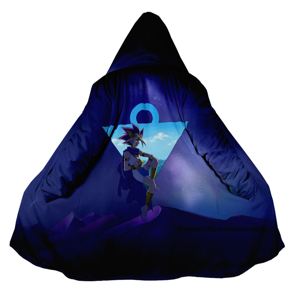 Yugioh Yami Yugi Sitting In Starry Blue Night Sky Anime Apparel