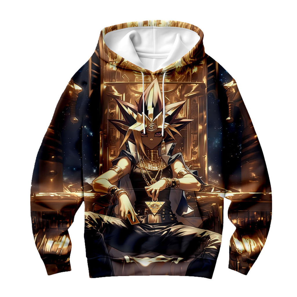 Yugioh Yami Yugi Sitting On Golden Throne Anime Apparel