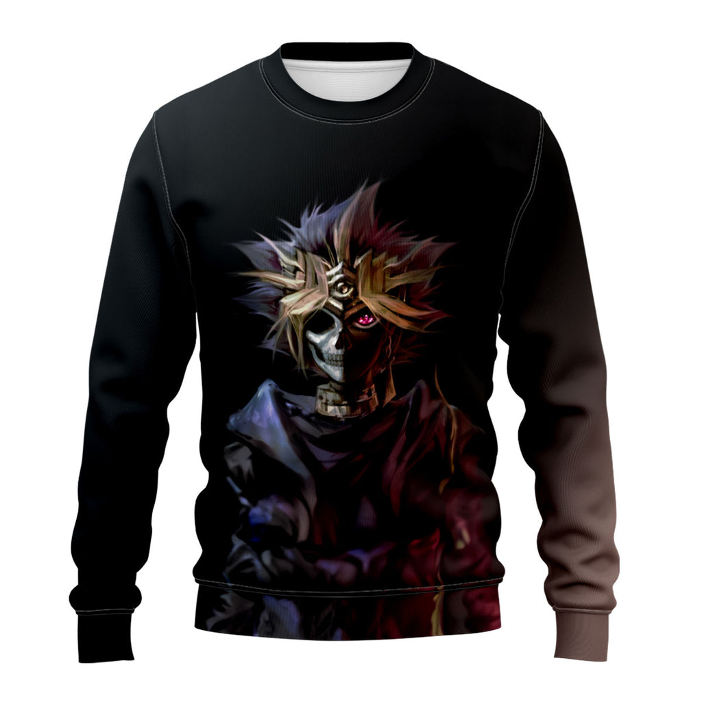 Yugioh Yami Yugi Skeleton Face Dark Aura Anime Apparel