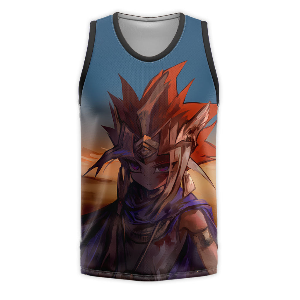 Yugioh Yami Yugi Standing In Blue Sunset Light Anime Apparel