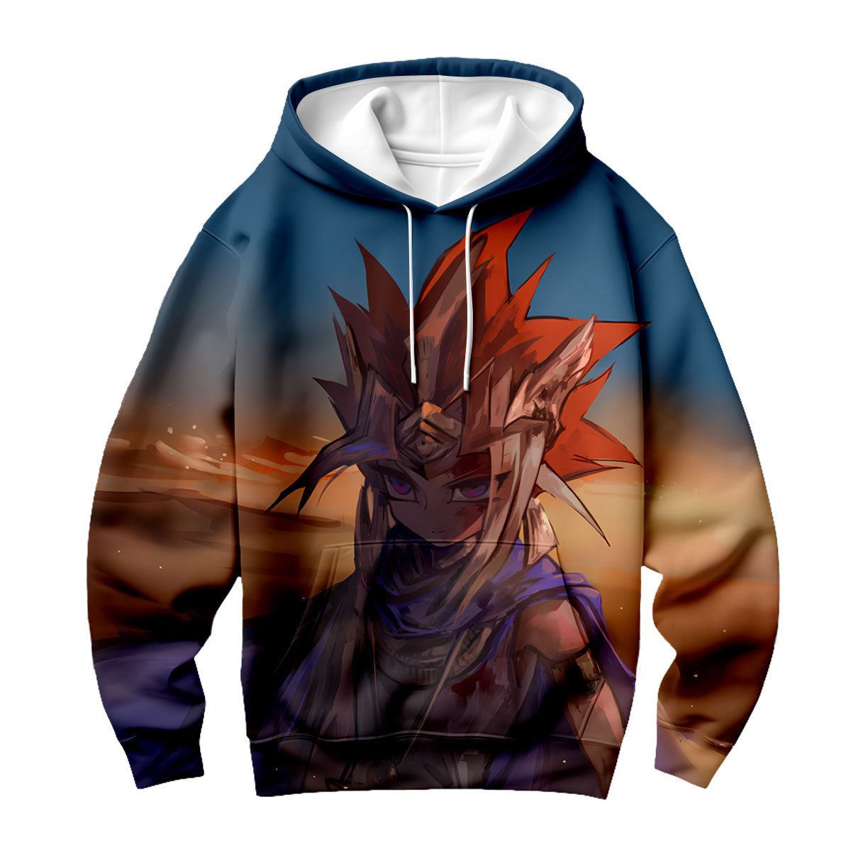 Yugioh Yami Yugi Standing In Blue Sunset Light Anime Apparel