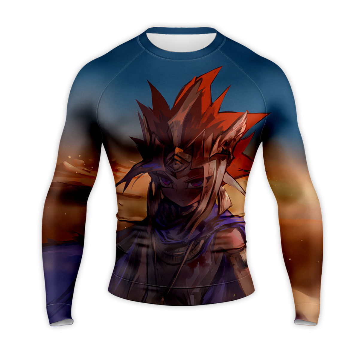 Yugioh Yami Yugi Standing In Blue Sunset Light Anime Apparel