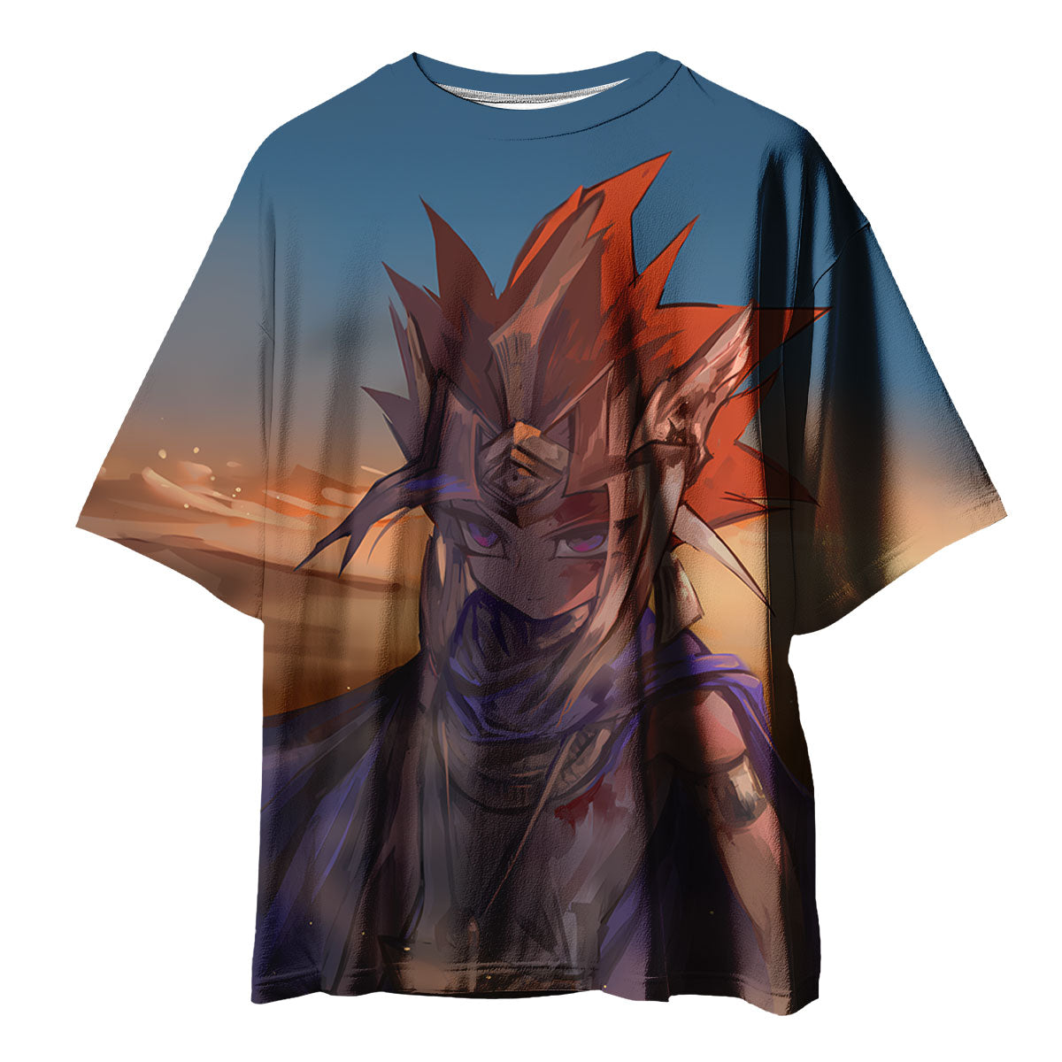 Yugioh Yami Yugi Standing In Blue Sunset Light Anime Apparel