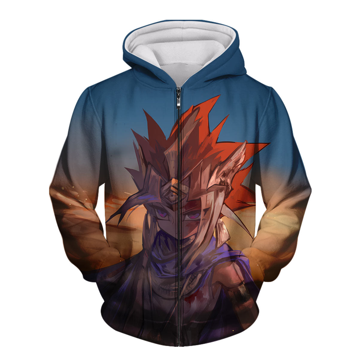 Yugioh Yami Yugi Standing In Blue Sunset Light Anime Apparel