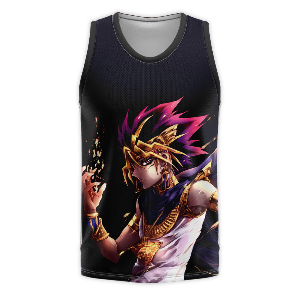 Yugioh Yami Yugi Striking Exaggerated Dark Dynamic Pose Anime Apparel