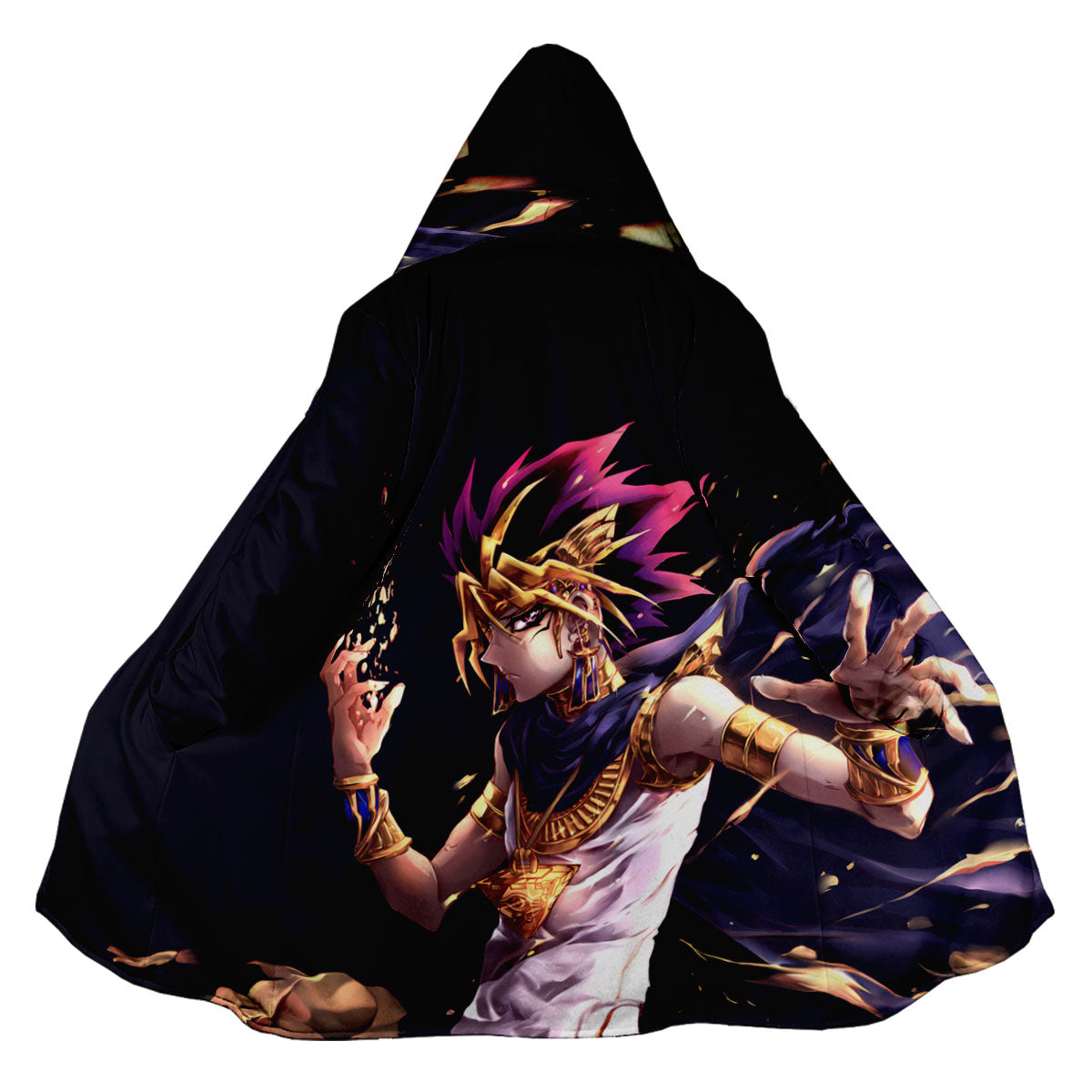 Yugioh Yami Yugi Striking Exaggerated Dark Dynamic Pose Anime Apparel
