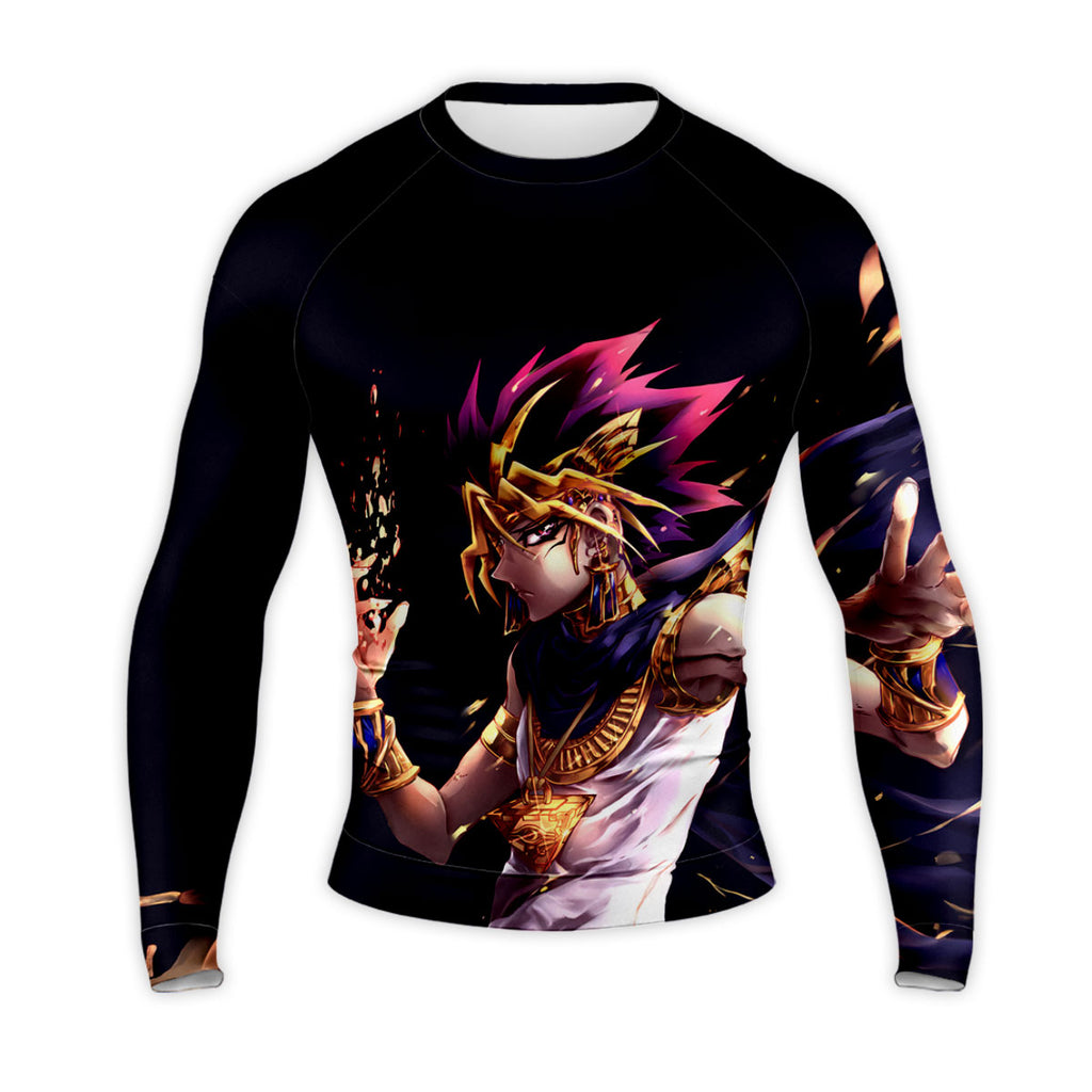 Yugioh Yami Yugi Striking Exaggerated Dark Dynamic Pose Anime Apparel