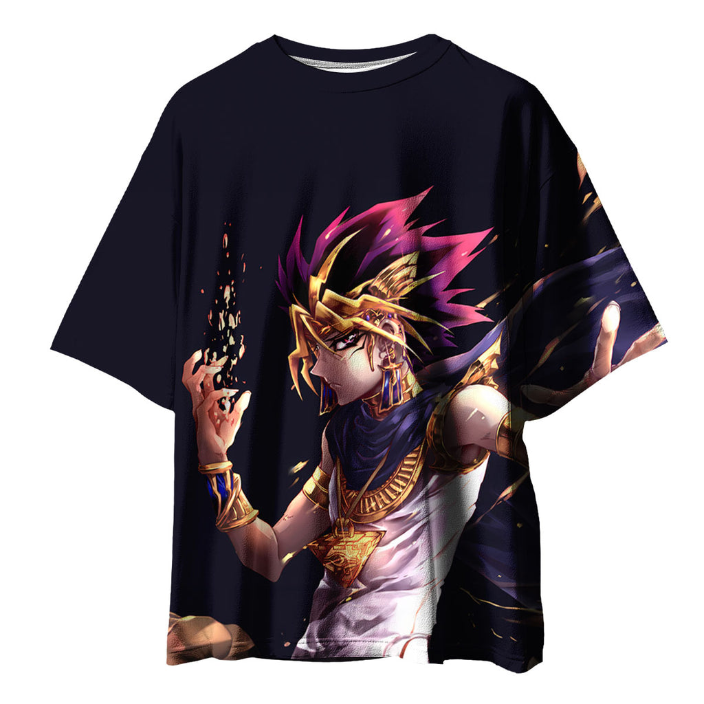 Yugioh Yami Yugi Striking Exaggerated Dark Dynamic Pose Anime Apparel