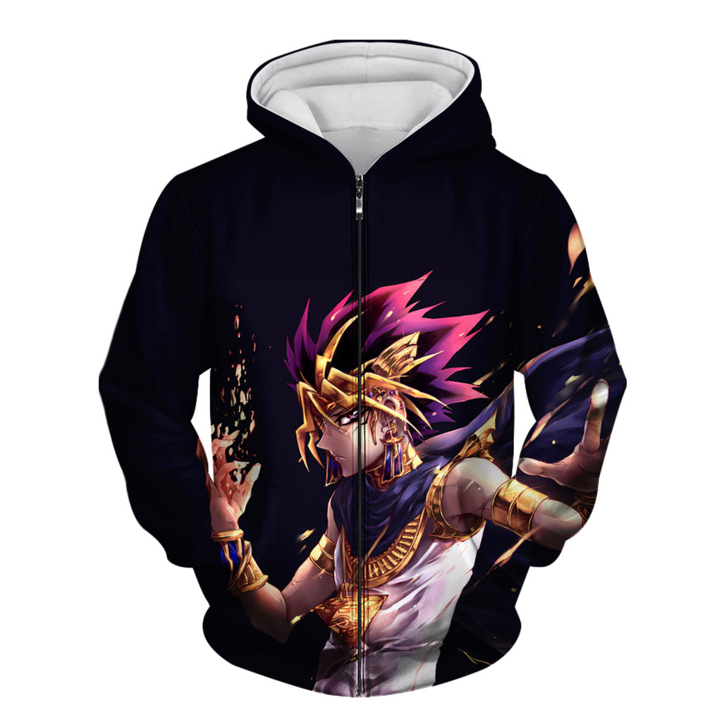 Yugioh Yami Yugi Striking Exaggerated Dark Dynamic Pose Anime Apparel