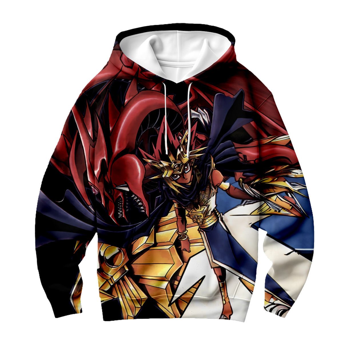 Yugioh Yami Yugi Summoning Egyptian God Cards Anime Apparel
