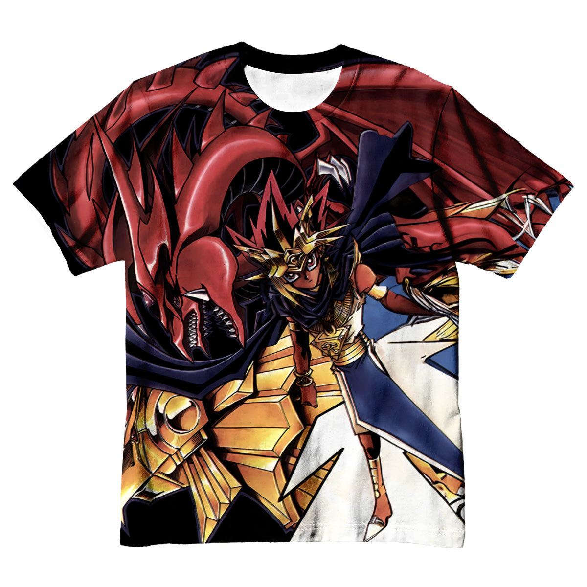 Yugioh Yami Yugi Summoning Egyptian God Cards Anime Apparel