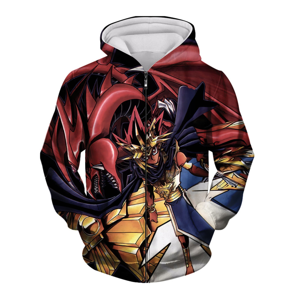 Yugioh Yami Yugi Summoning Egyptian God Cards Anime Apparel