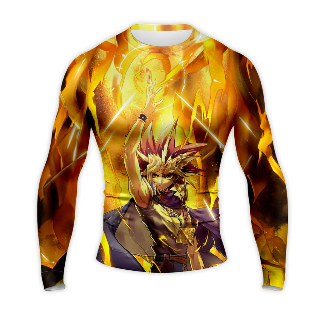 Yugioh Yami Yugi Surrounded By Blazing Yellow Flames Anime Apparel