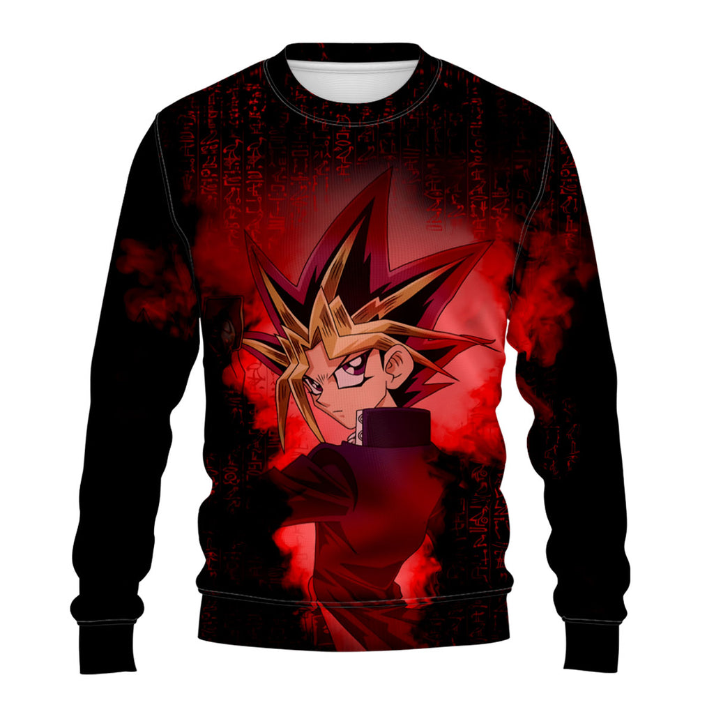 Yugioh Yami Yugi Surrounded By Crimson Energy Aura Anime Apparel
