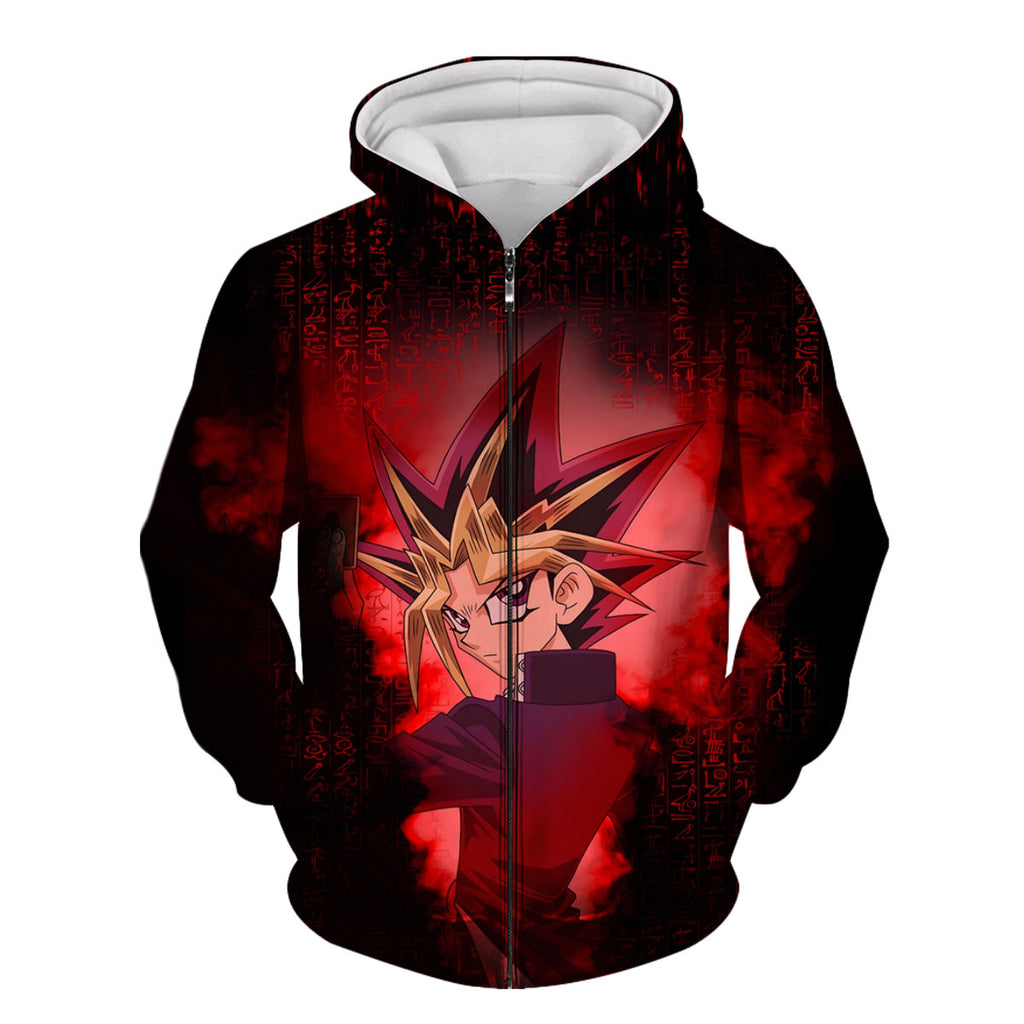 Yugioh Yami Yugi Surrounded By Crimson Energy Aura Anime Apparel