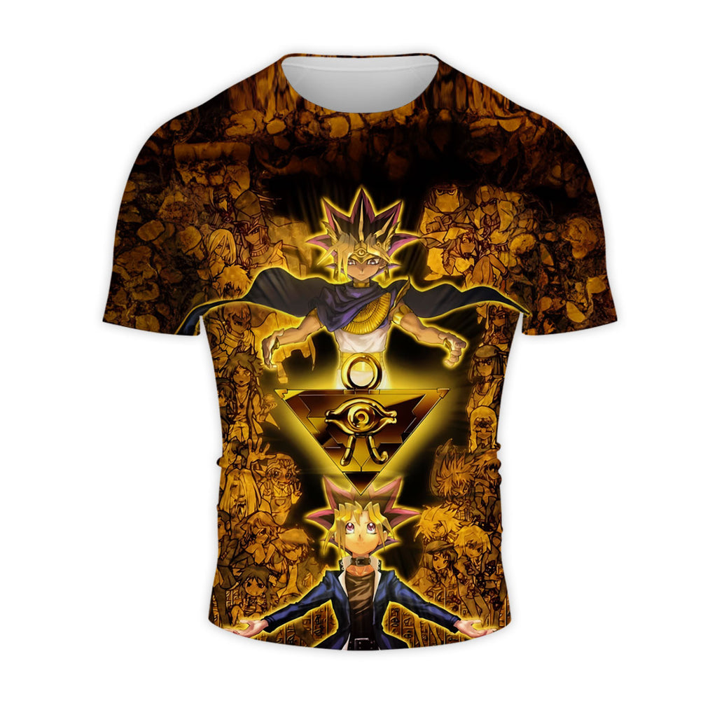 Yugioh Yami Yugi Surrounded By Golden Characters Anime Apparel