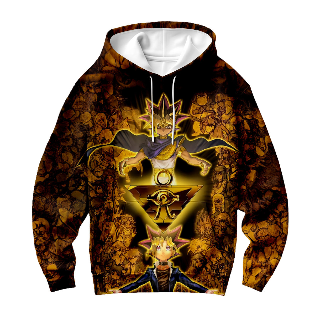 Yugioh Yami Yugi Surrounded By Golden Characters Anime Apparel