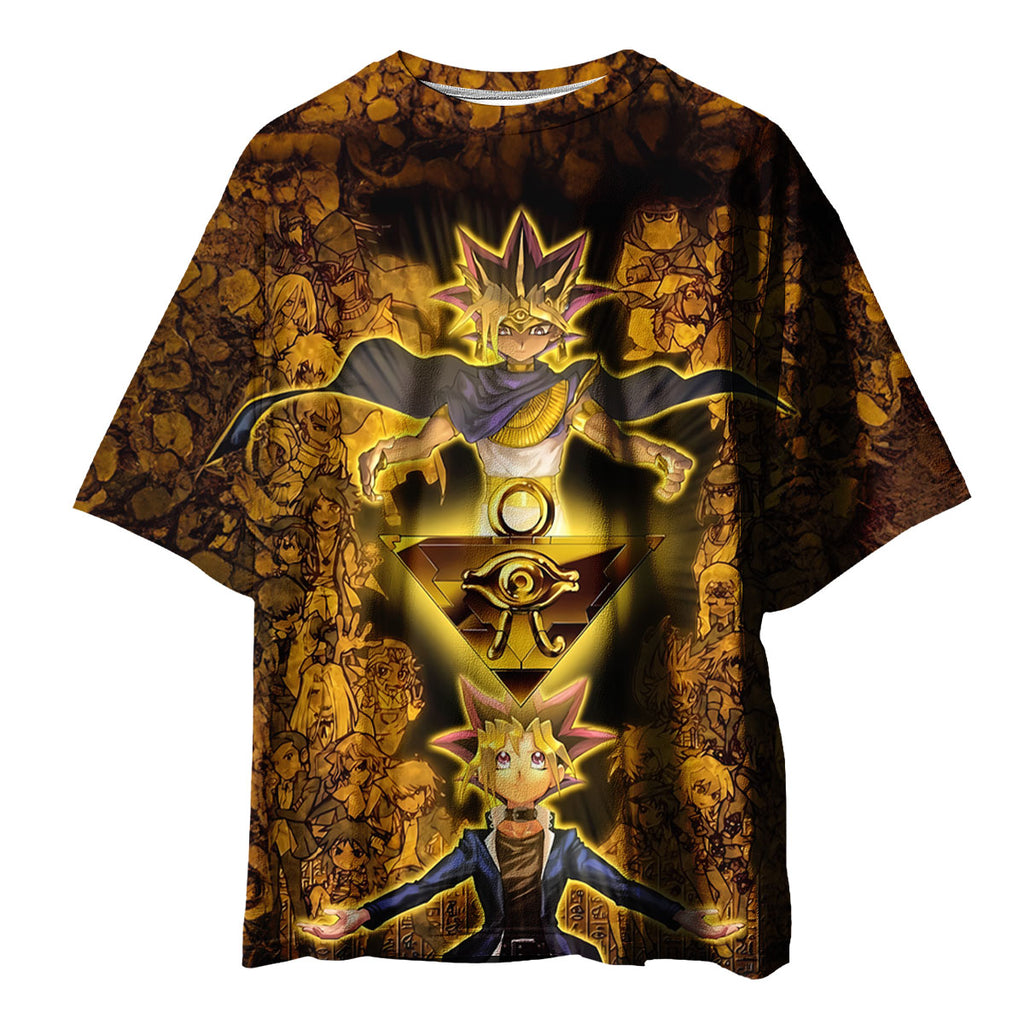 Yugioh Yami Yugi Surrounded By Golden Characters Anime Apparel