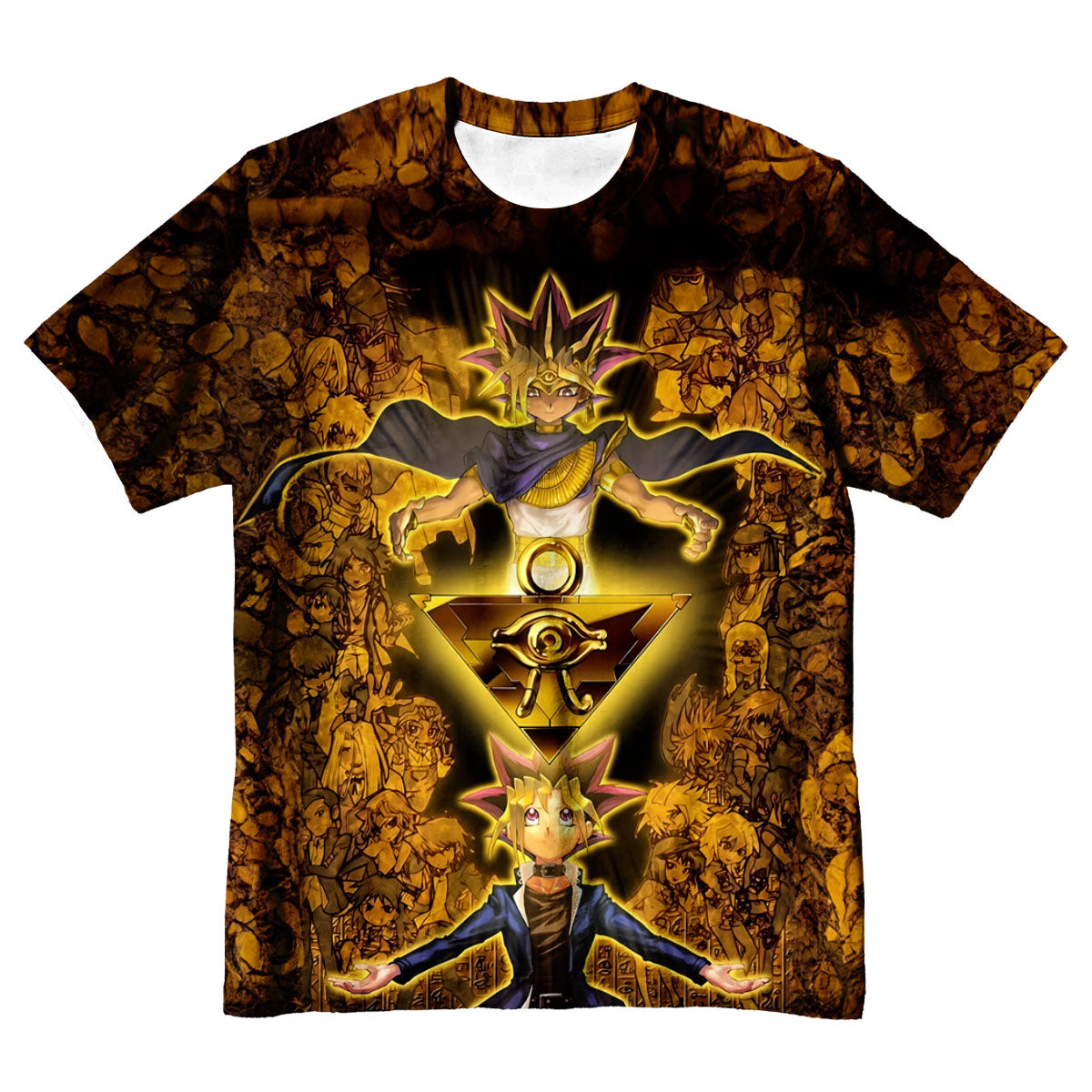 Yugioh Yami Yugi Surrounded By Golden Characters Anime Apparel