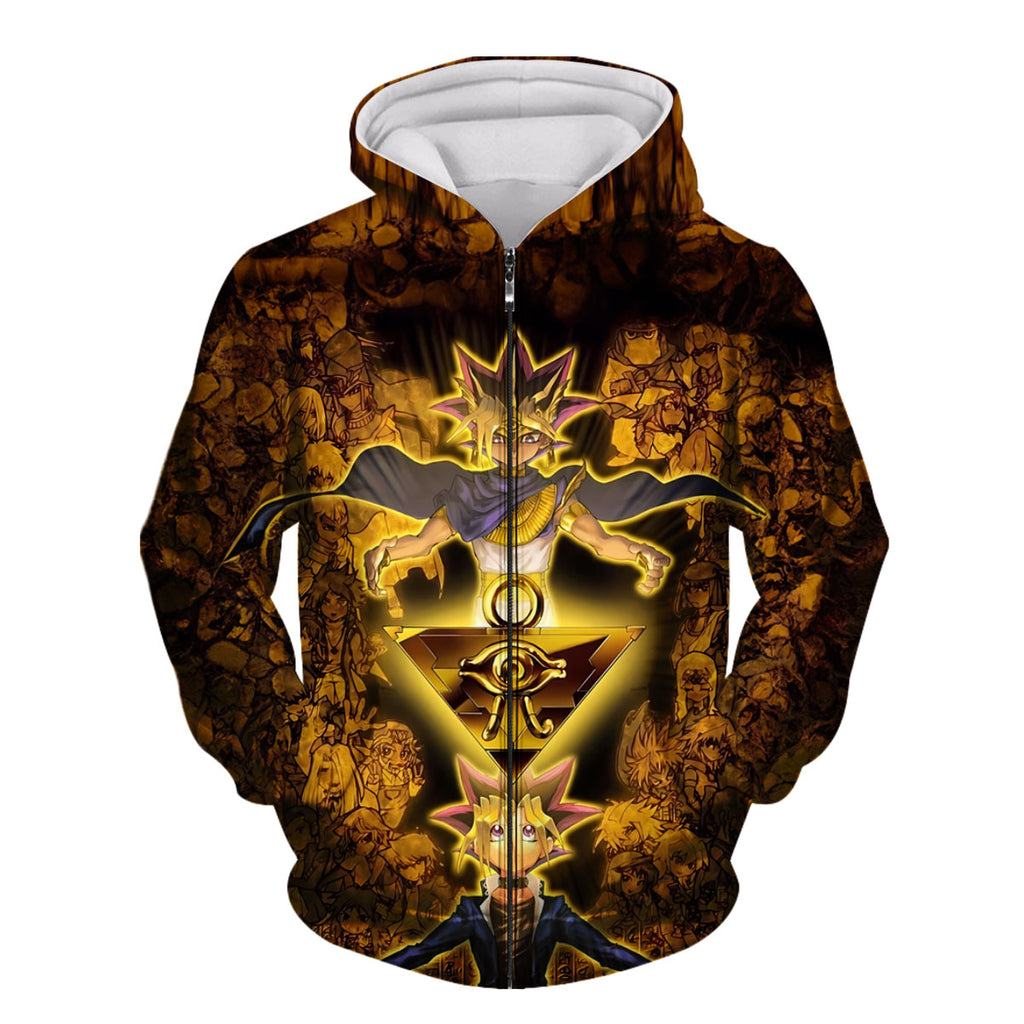 Yugioh Yami Yugi Surrounded By Golden Characters Anime Apparel