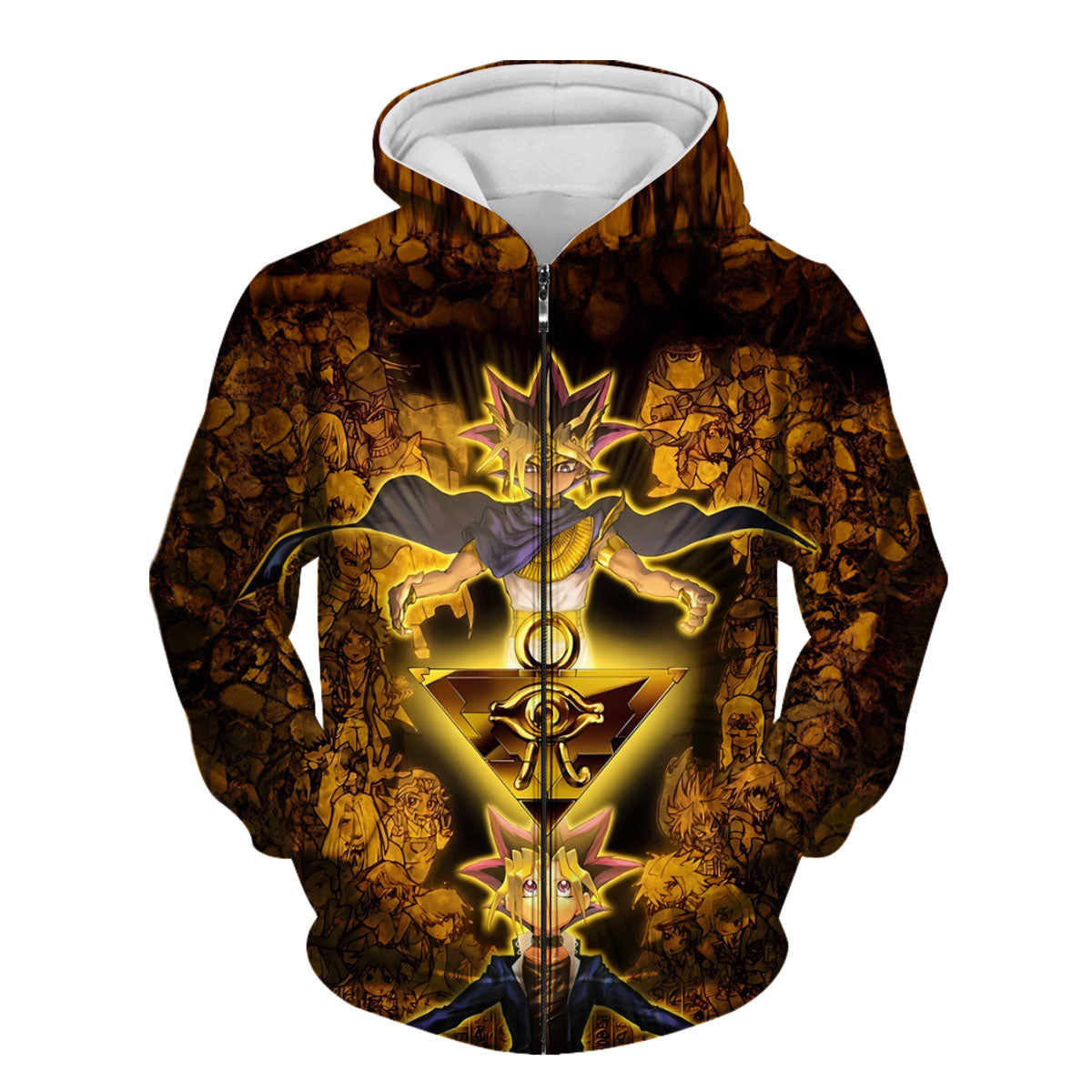 Yugioh Yami Yugi Surrounded By Golden Characters Anime Apparel