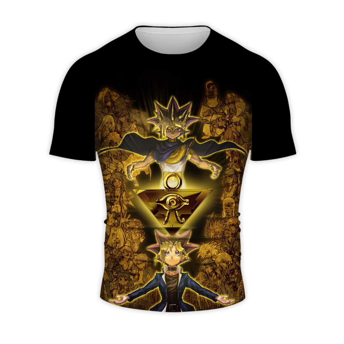 Yugioh Yami Yugi Surrounded By Golden Glowing Spirits Anime Apparel