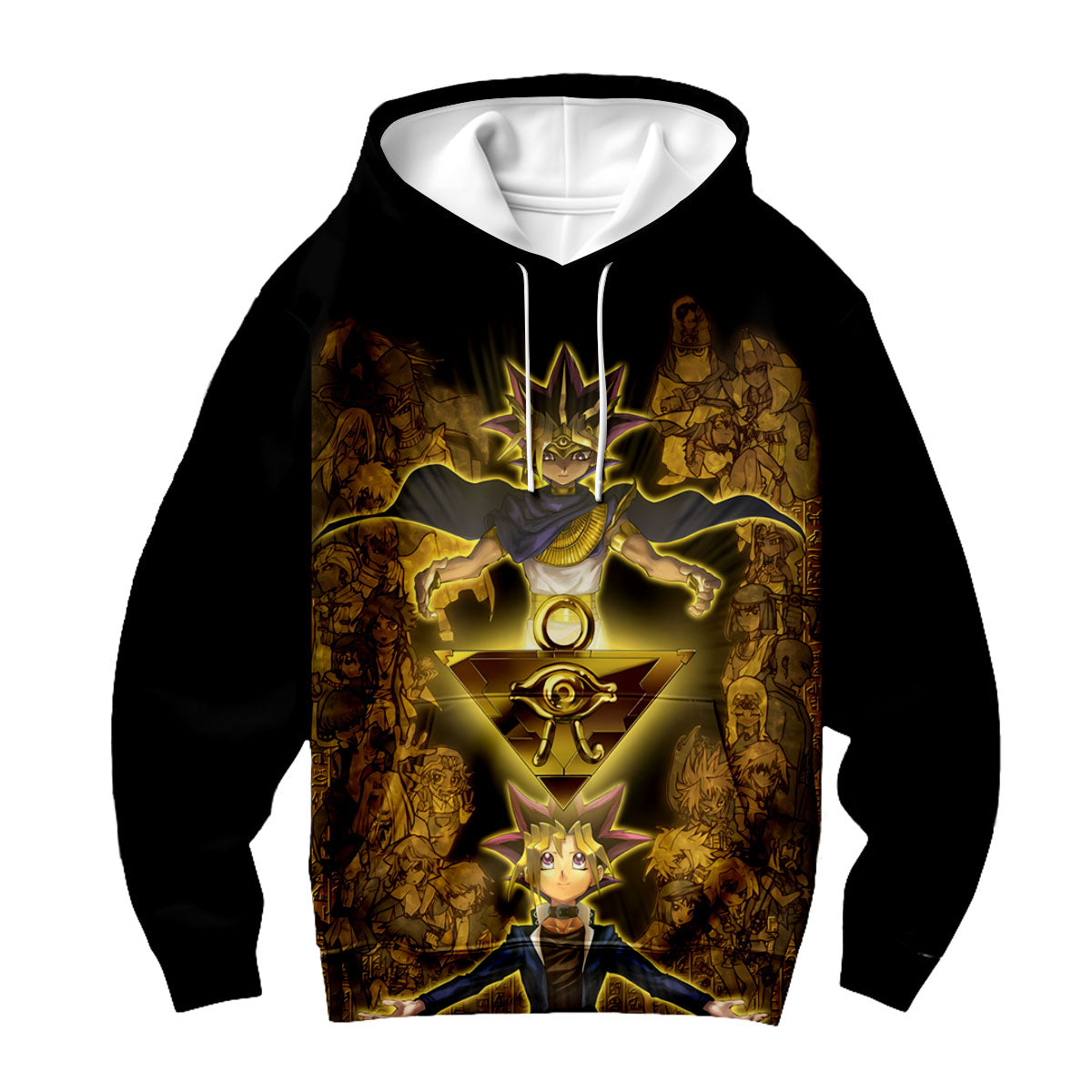 Yugioh Yami Yugi Surrounded By Golden Glowing Spirits Anime Apparel