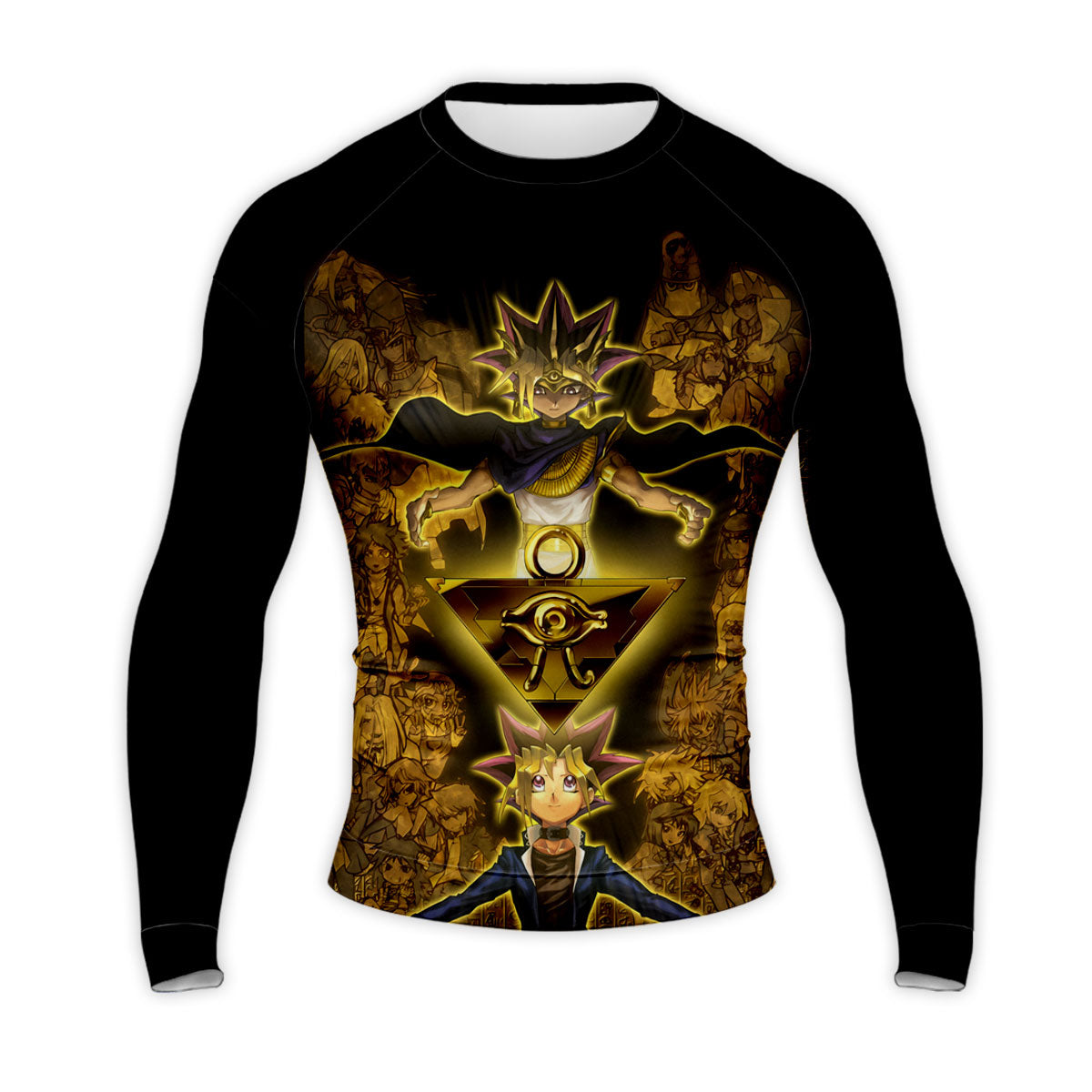 Yugioh Yami Yugi Surrounded By Golden Glowing Spirits Anime Apparel