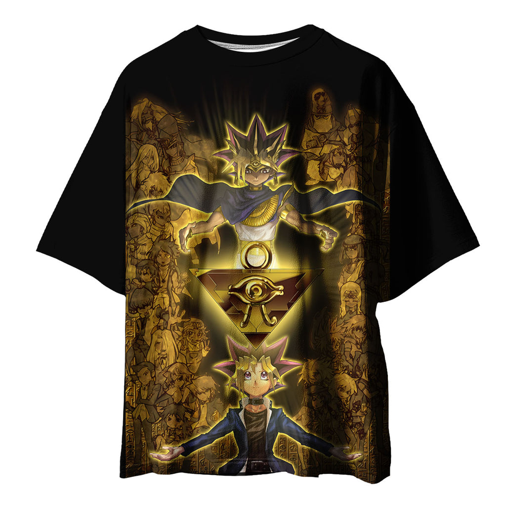 Yugioh Yami Yugi Surrounded By Golden Glowing Spirits Anime Apparel
