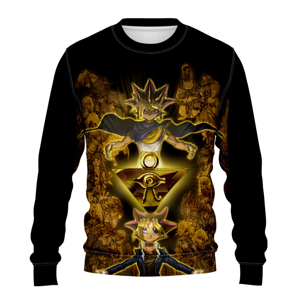 Yugioh Yami Yugi Surrounded By Golden Glowing Spirits Anime Apparel
