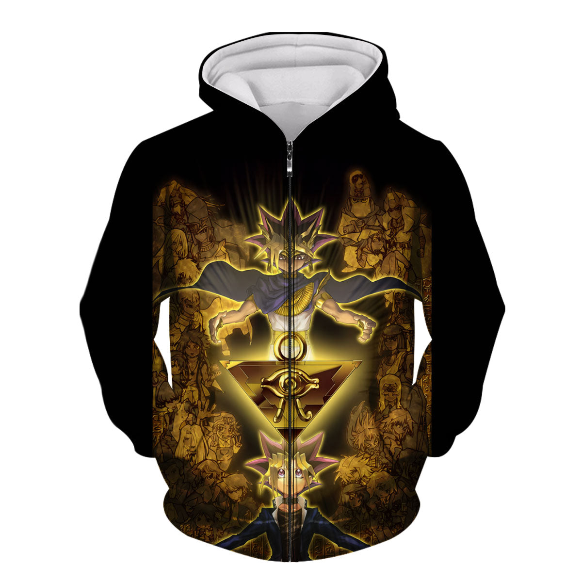 Yugioh Yami Yugi Surrounded By Golden Glowing Spirits Anime Apparel