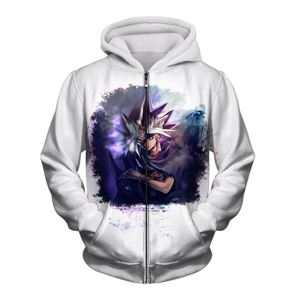 Yugioh Yami Yugi Surrounded By Mysterious Purple Aura Anime Apparel