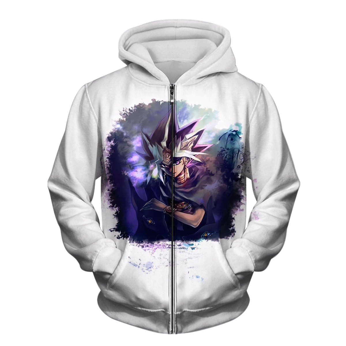 Yugioh Yami Yugi Surrounded By Mysterious Purple Aura Anime Apparel