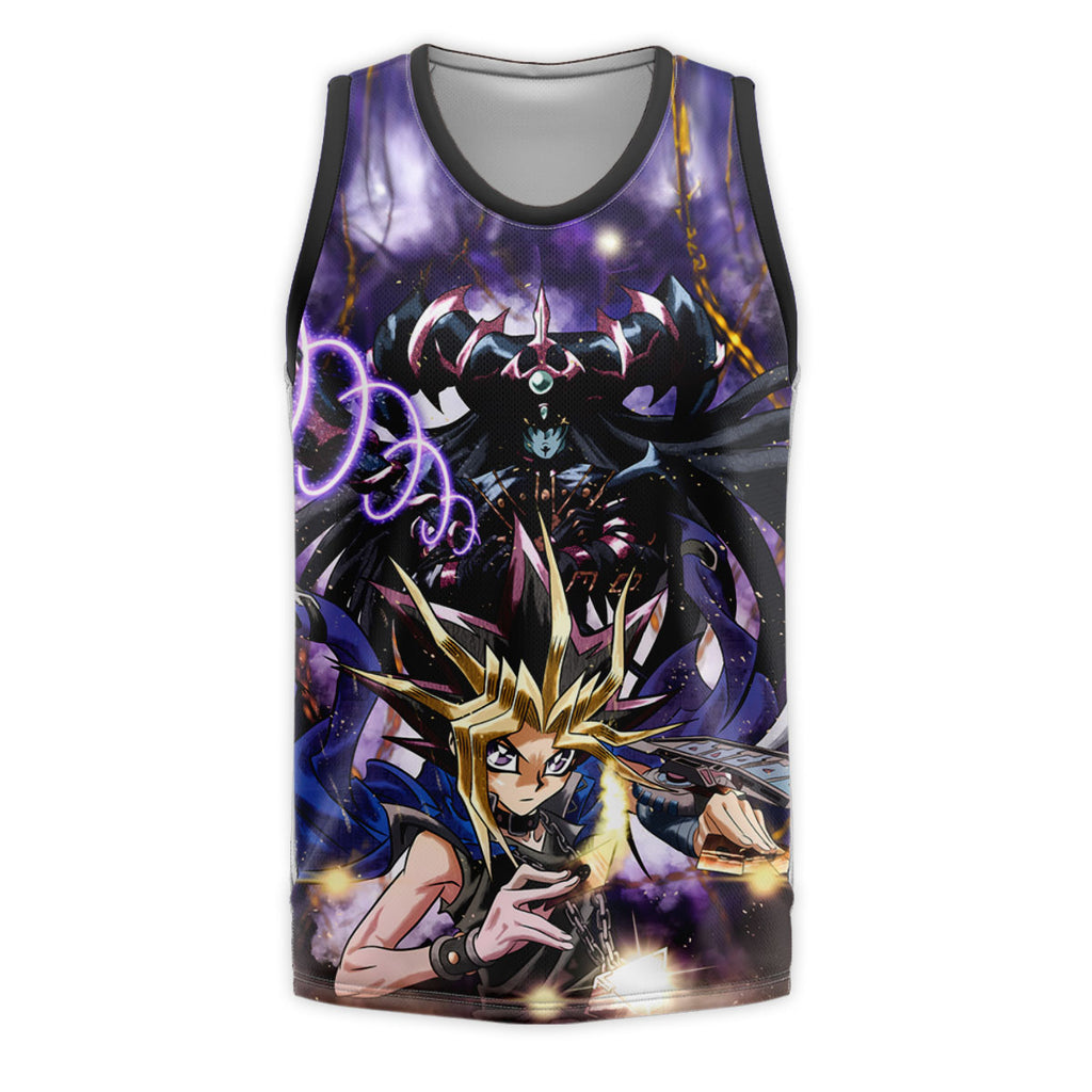 Yugioh Yami Yugi With Purple Dark Magician Anime Apparel