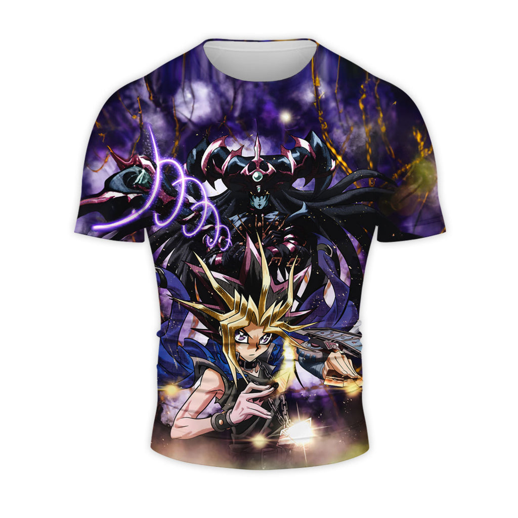 Yugioh Yami Yugi With Purple Dark Magician Anime Apparel