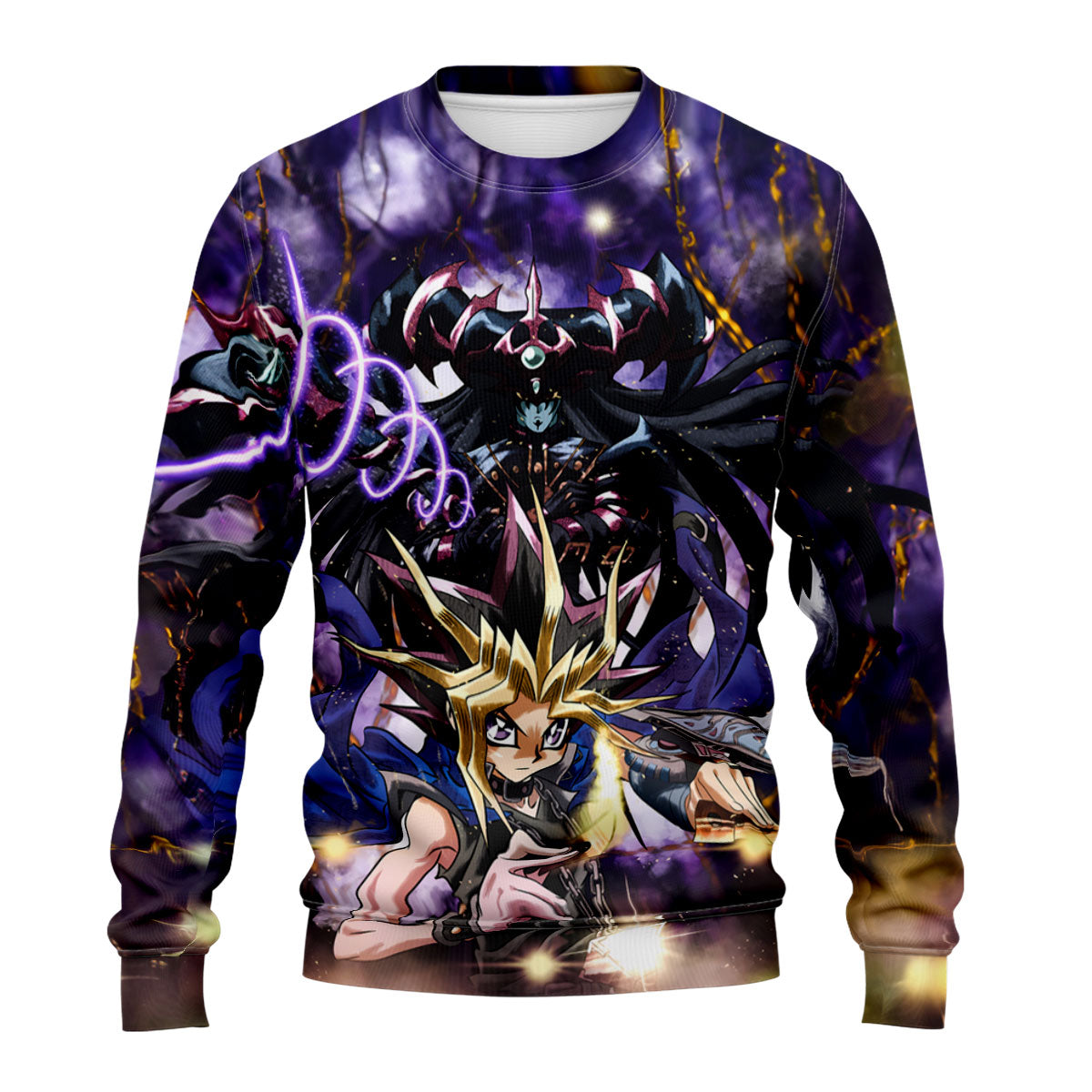 Yugioh Yami Yugi With Purple Dark Magician Anime Apparel