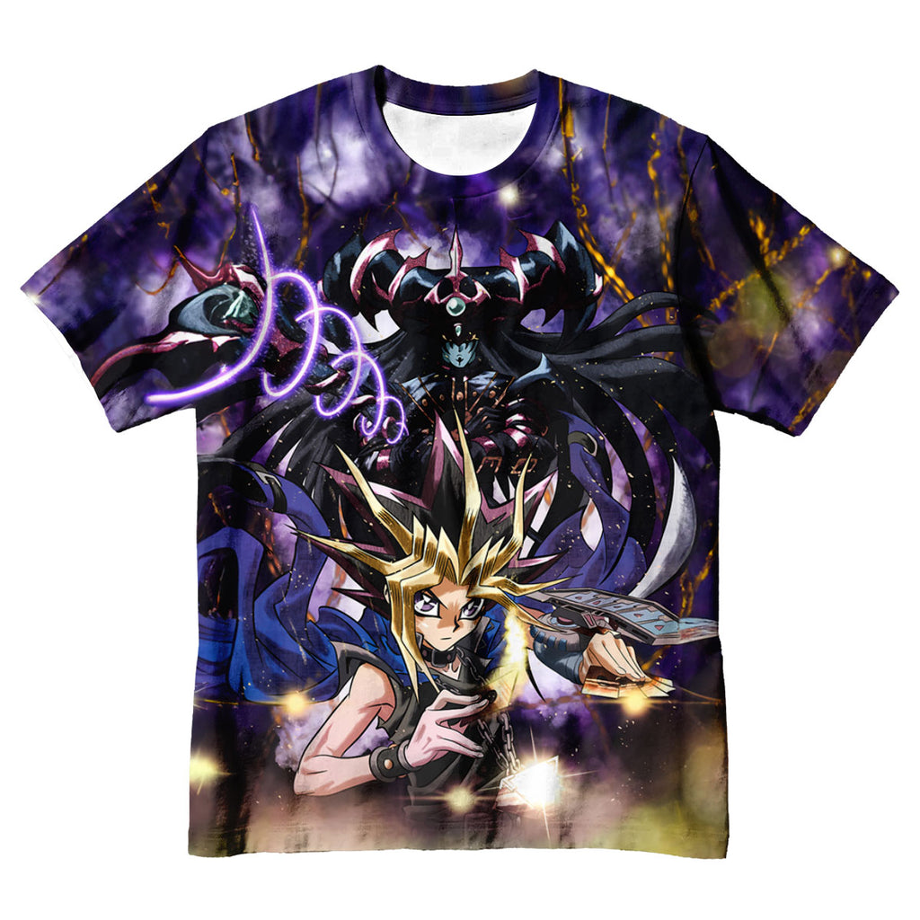 Yugioh Yami Yugi With Purple Dark Magician Anime Apparel