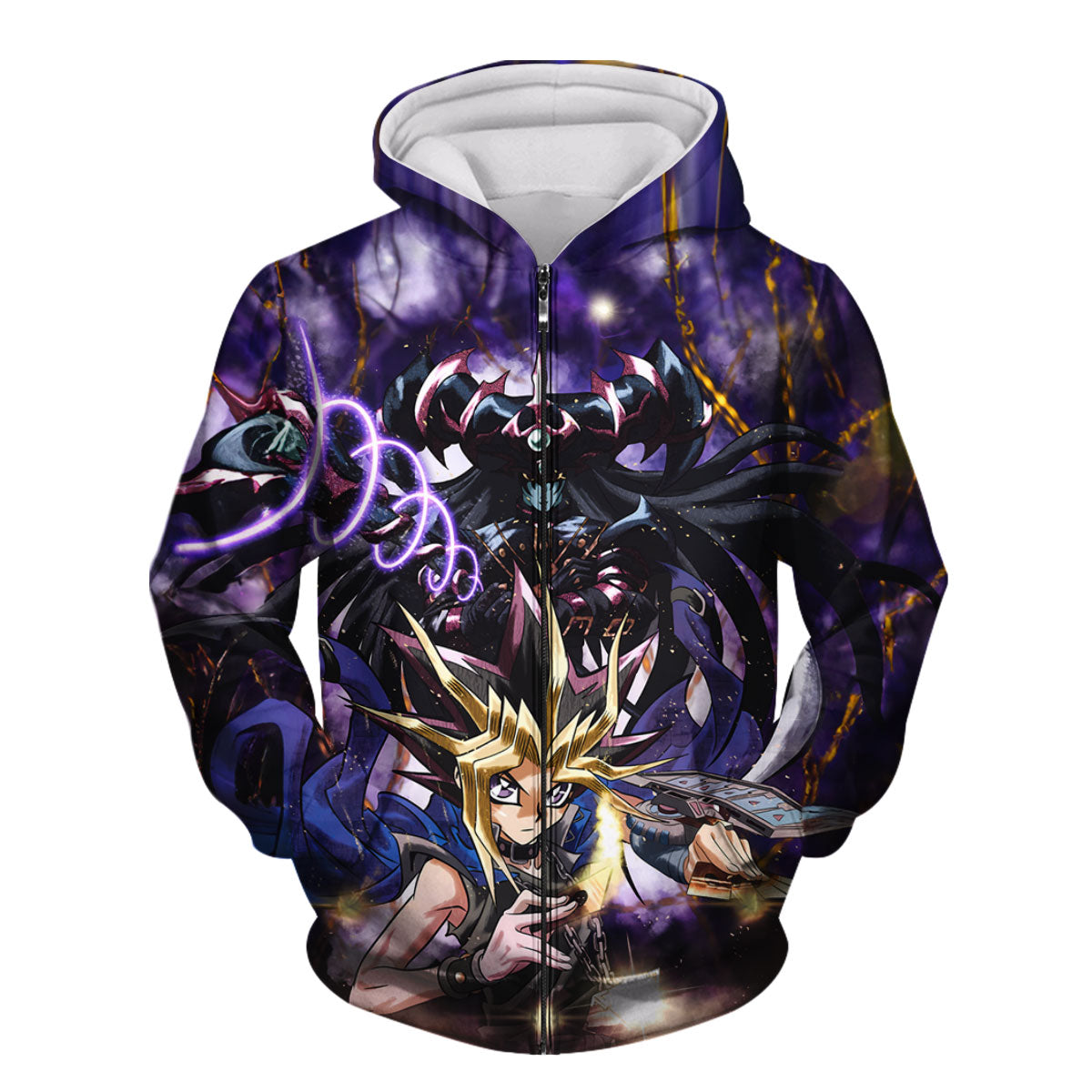 Yugioh Yami Yugi With Purple Dark Magician Anime Apparel
