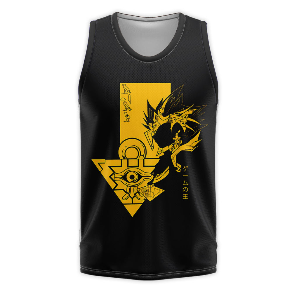 Yugioh Yami Yugi Yellow Silhouette Outline Anime Apparel