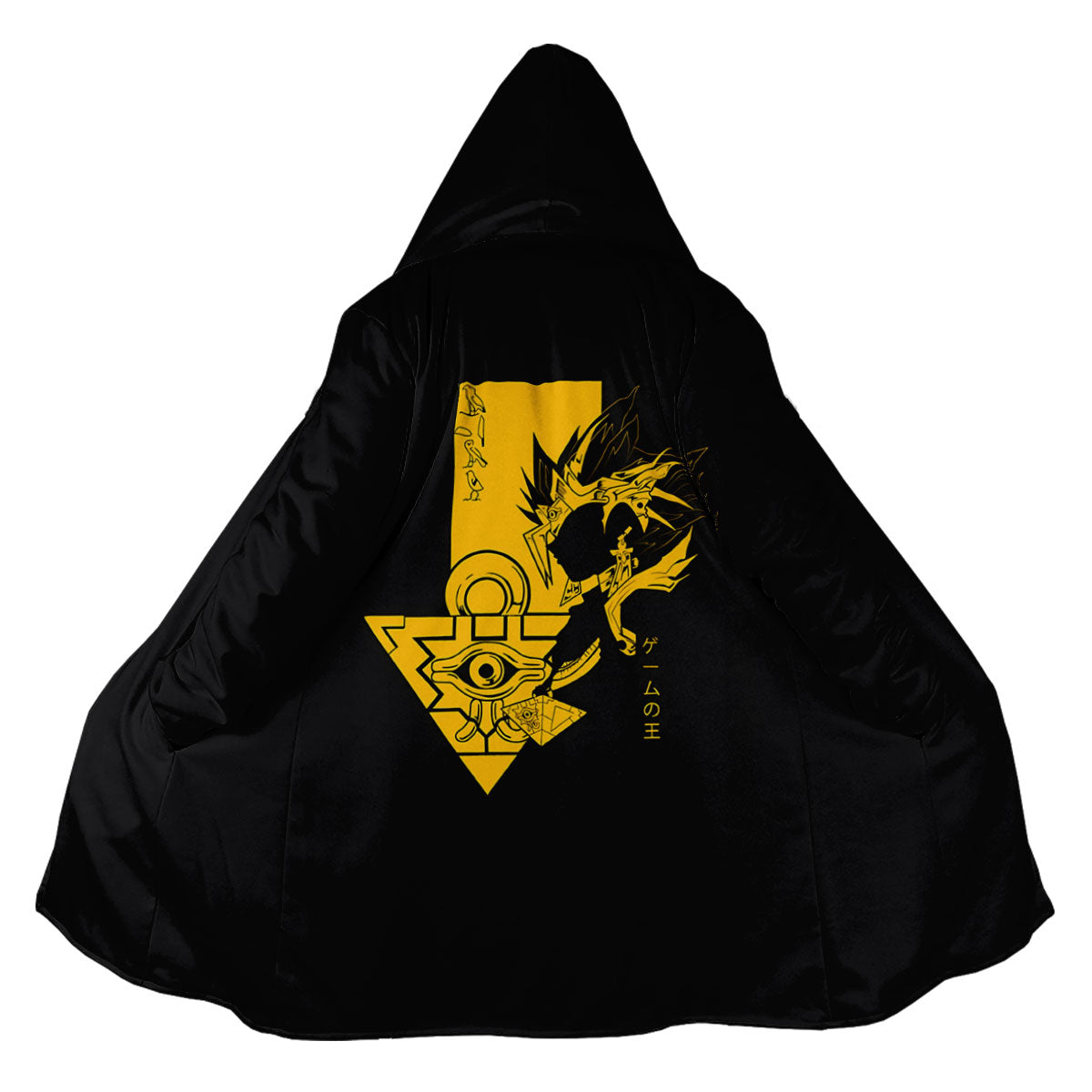 Yugioh Yami Yugi Yellow Silhouette Outline Anime Apparel
