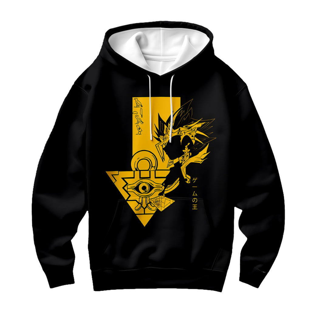 Yugioh Yami Yugi Yellow Silhouette Outline Anime Apparel