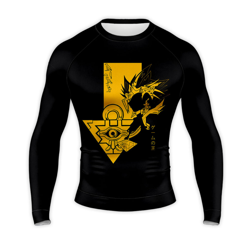 Yugioh Yami Yugi Yellow Silhouette Outline Anime Apparel