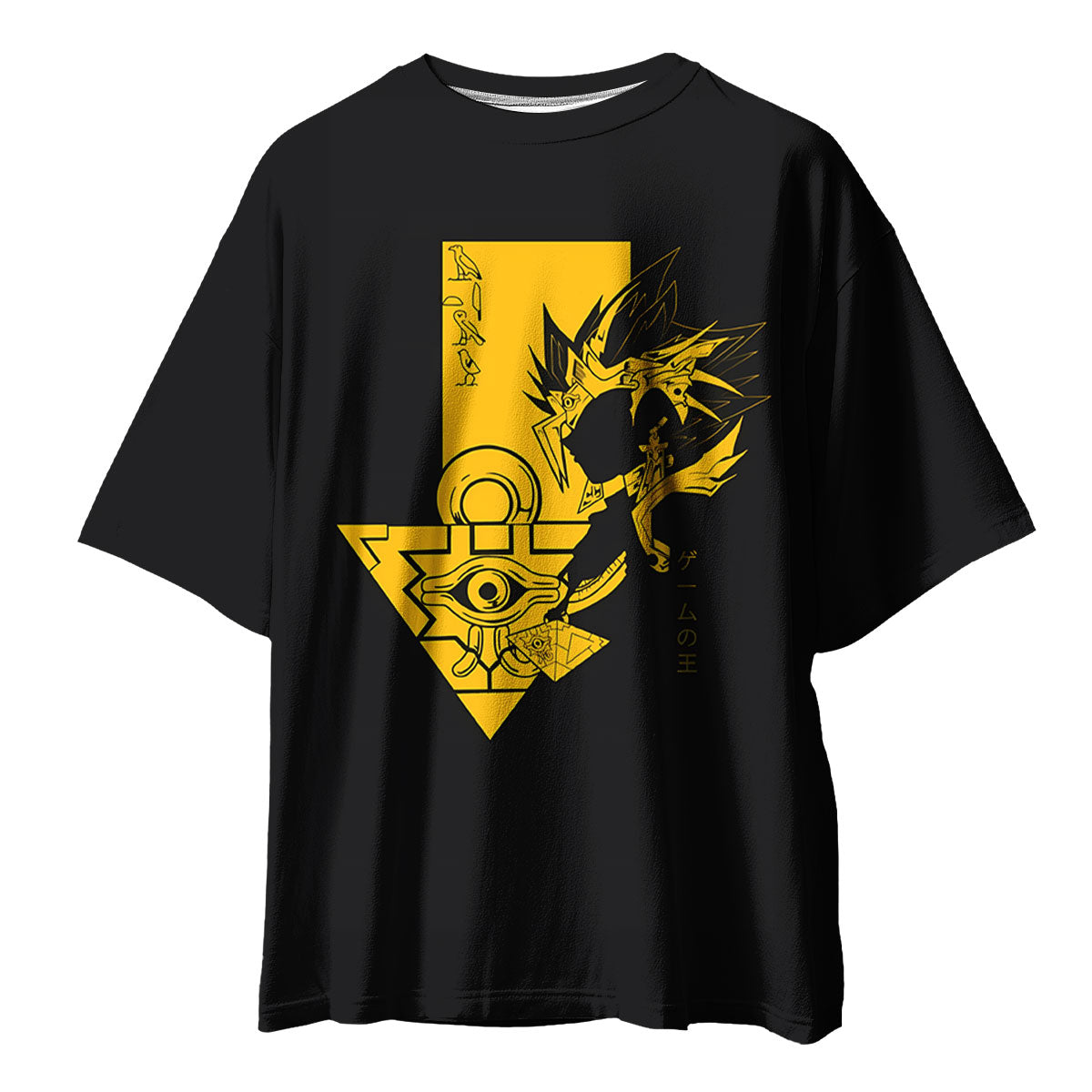 Yugioh Yami Yugi Yellow Silhouette Outline Anime Apparel
