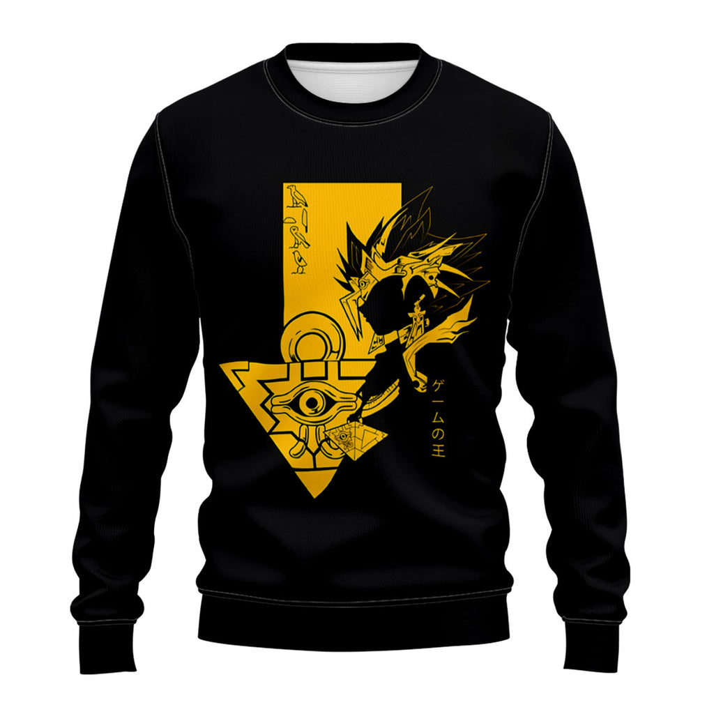 Yugioh Yami Yugi Yellow Silhouette Outline Anime Apparel