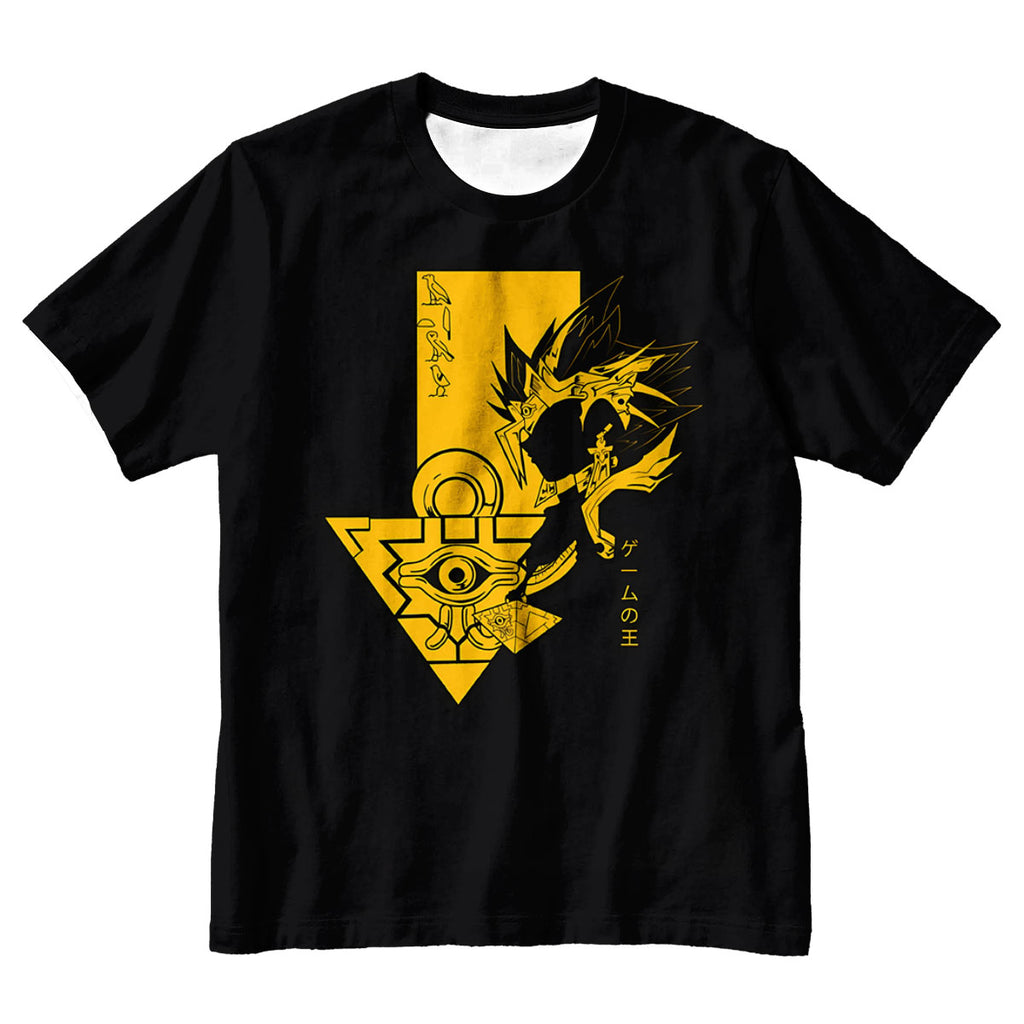 Yugioh Yami Yugi Yellow Silhouette Outline Anime Apparel