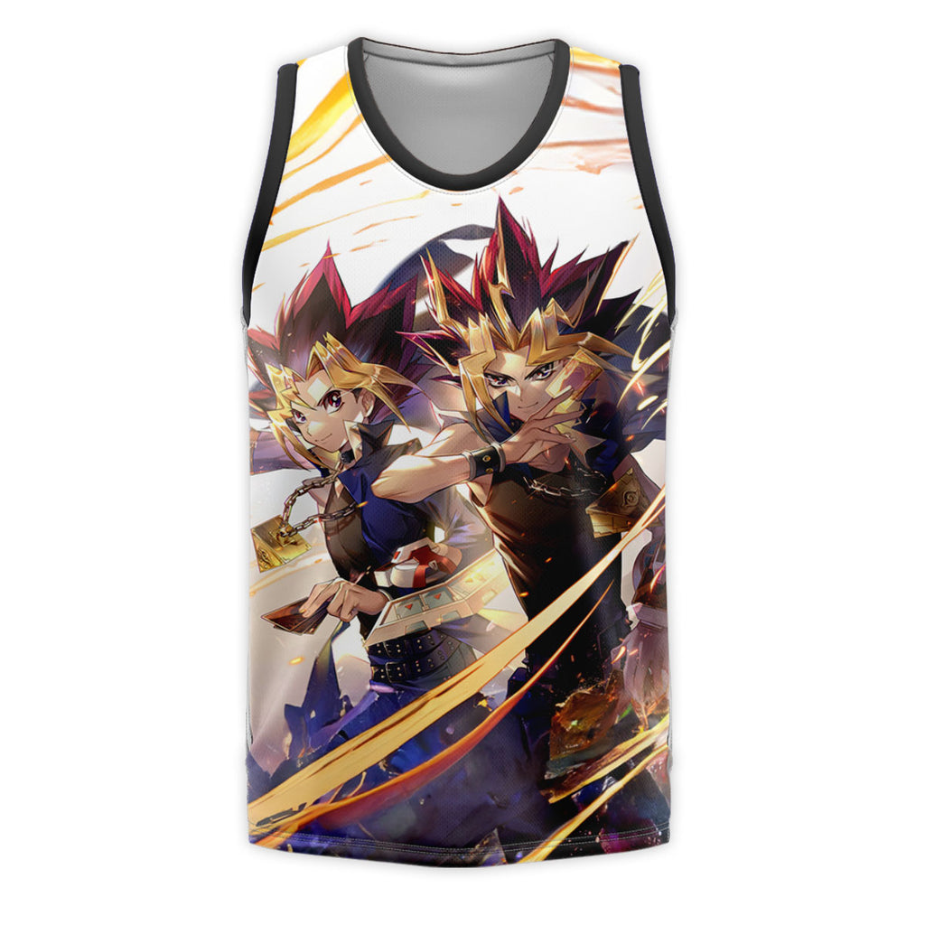Yugioh Yugi And Atem Glowing With Golden Energy Aura Anime Apparel