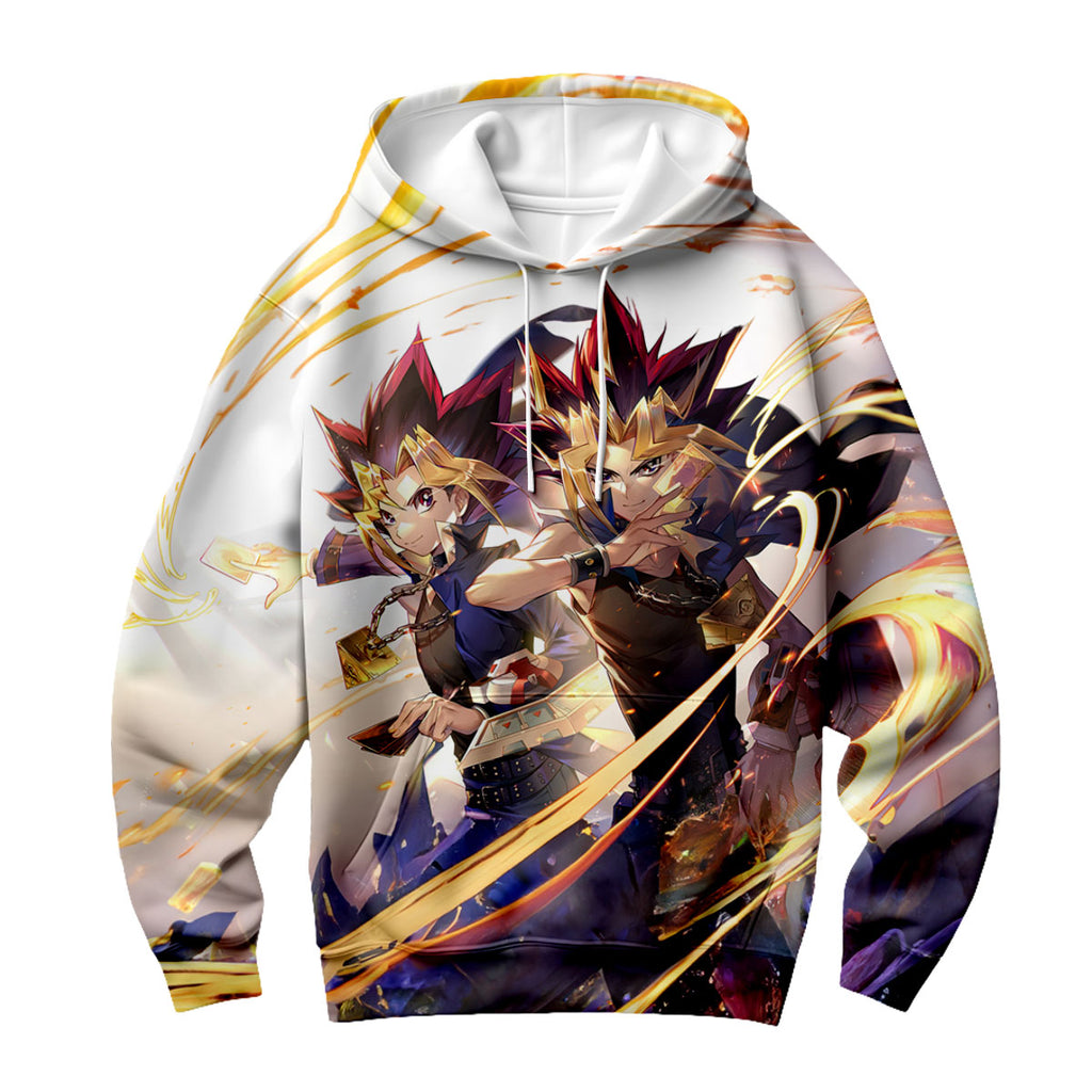 Yugioh Yugi And Atem Glowing With Golden Energy Aura Anime Apparel
