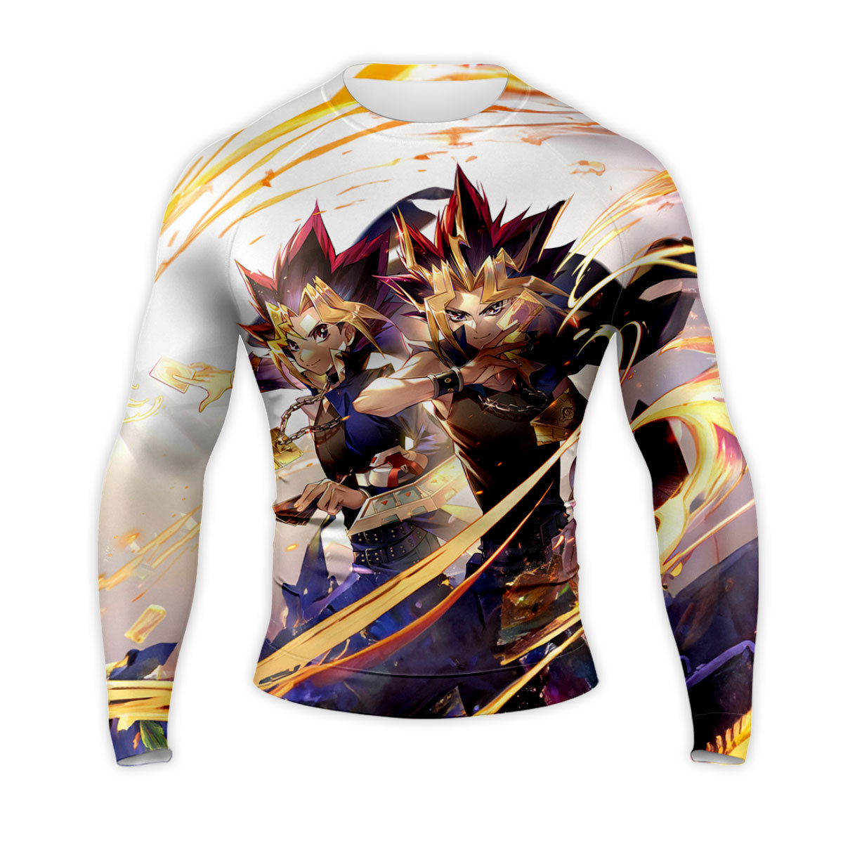Yugioh Yugi And Atem Glowing With Golden Energy Aura Anime Apparel